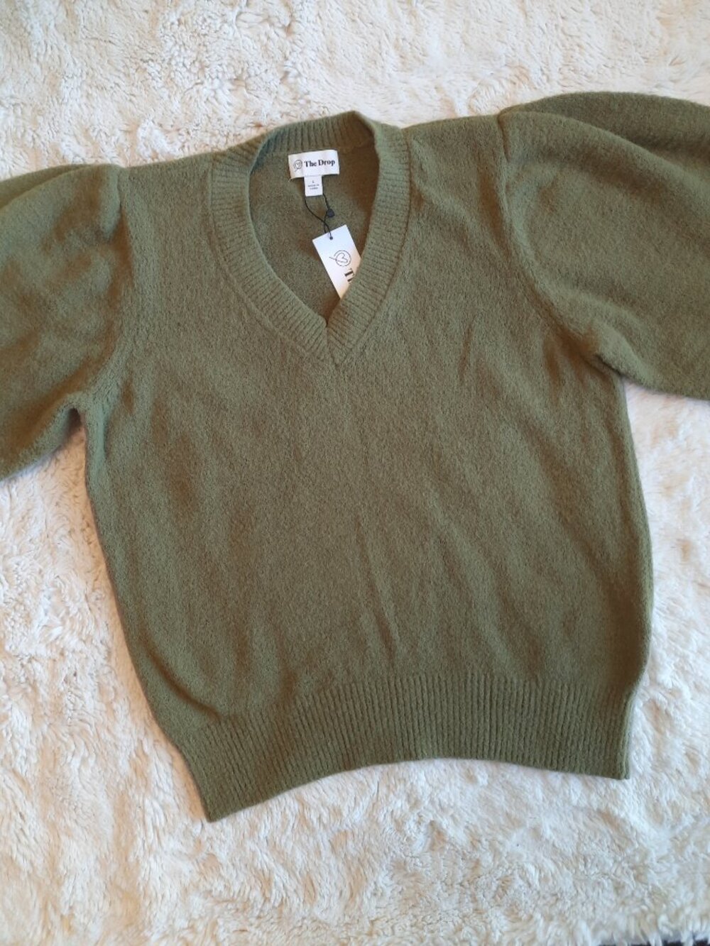 Drop Olive Green Sweater